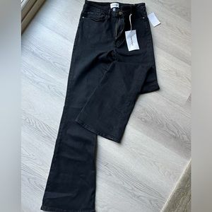 frame black flare jeans NWT size 2